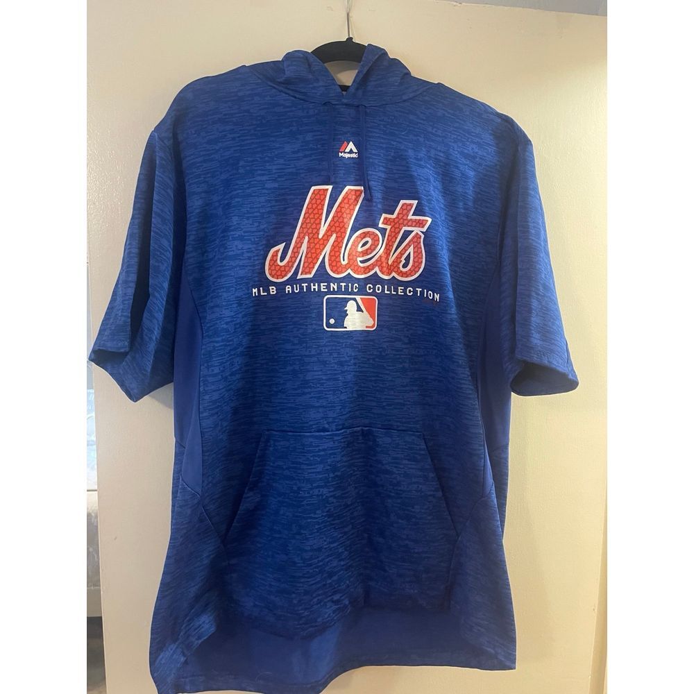 NEW YORK METS short sleeve hoodie XL